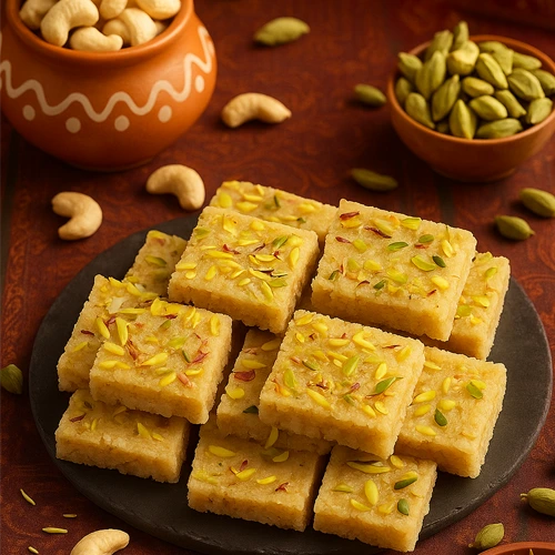 Kaju Barfi South Asian Sweet